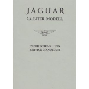 Jaguar 2,4 Liter Modell, Instruktions und Servicehandbuch