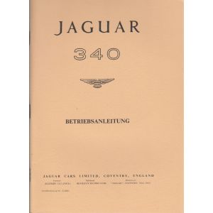 Jaguar 340 Betriebsanleitung